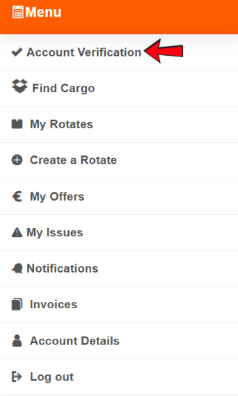 Driver Account Verify